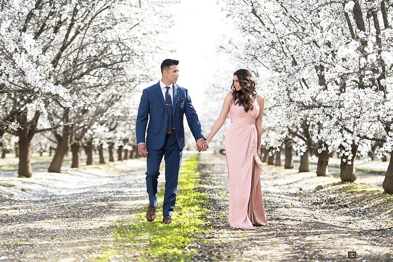 Almond Blossom Engagement Carolina Eberto Los Angeles Wedding Photographers The Knot Best Of Weddings